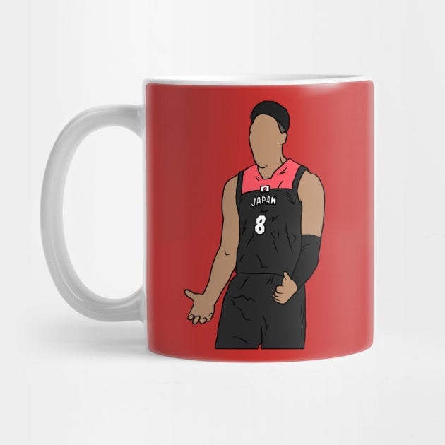 Rui Hachimura Japan by rattraptees